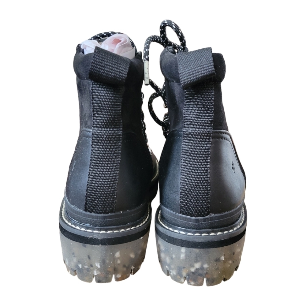 Steve Madden‎ Womens Bunii Faux Leather Combat & Lace-up Boots 7.5 - Picture 2 of 15